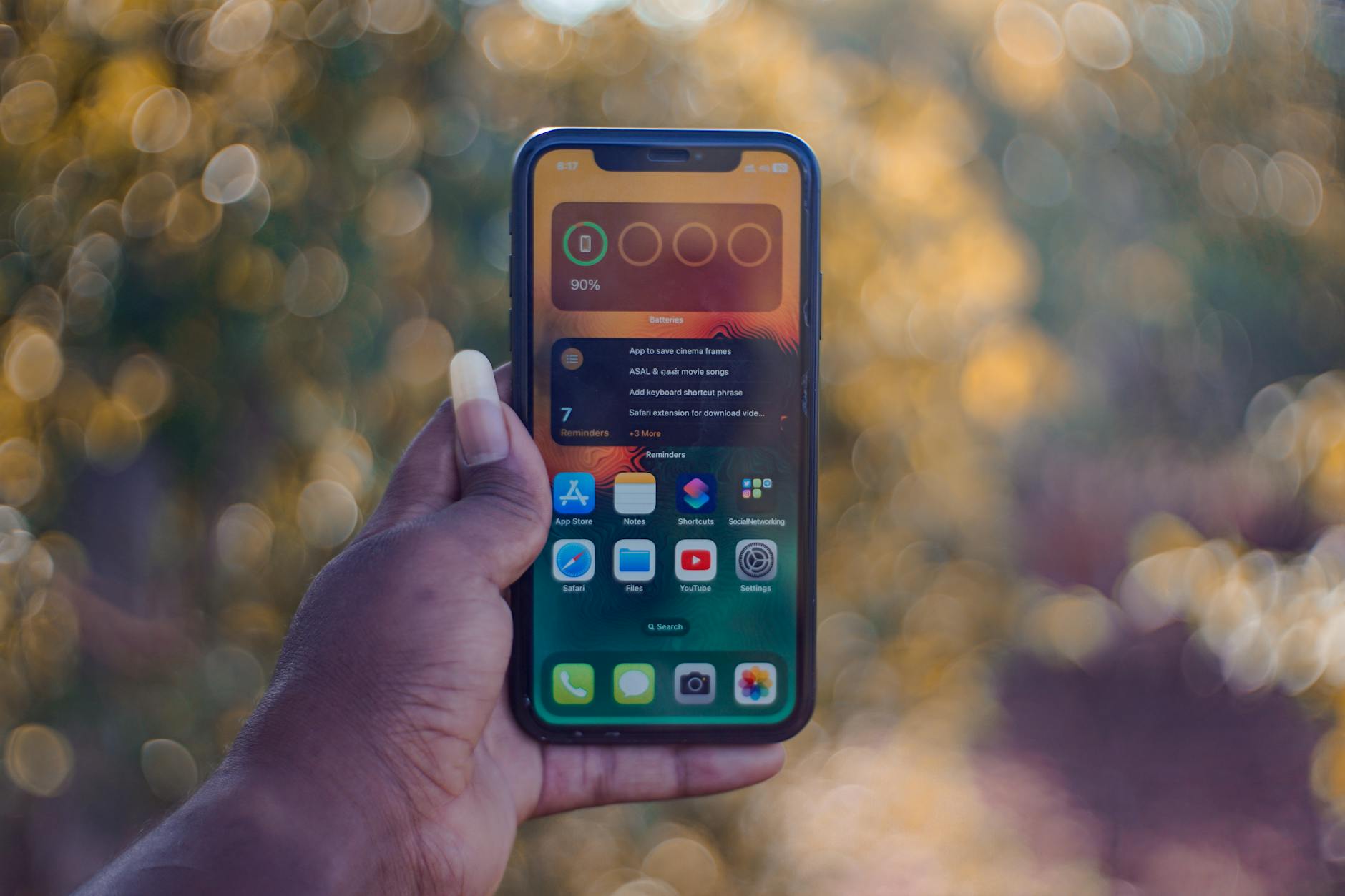 Person configuring smartphone hotspot settings on mobile device screen
