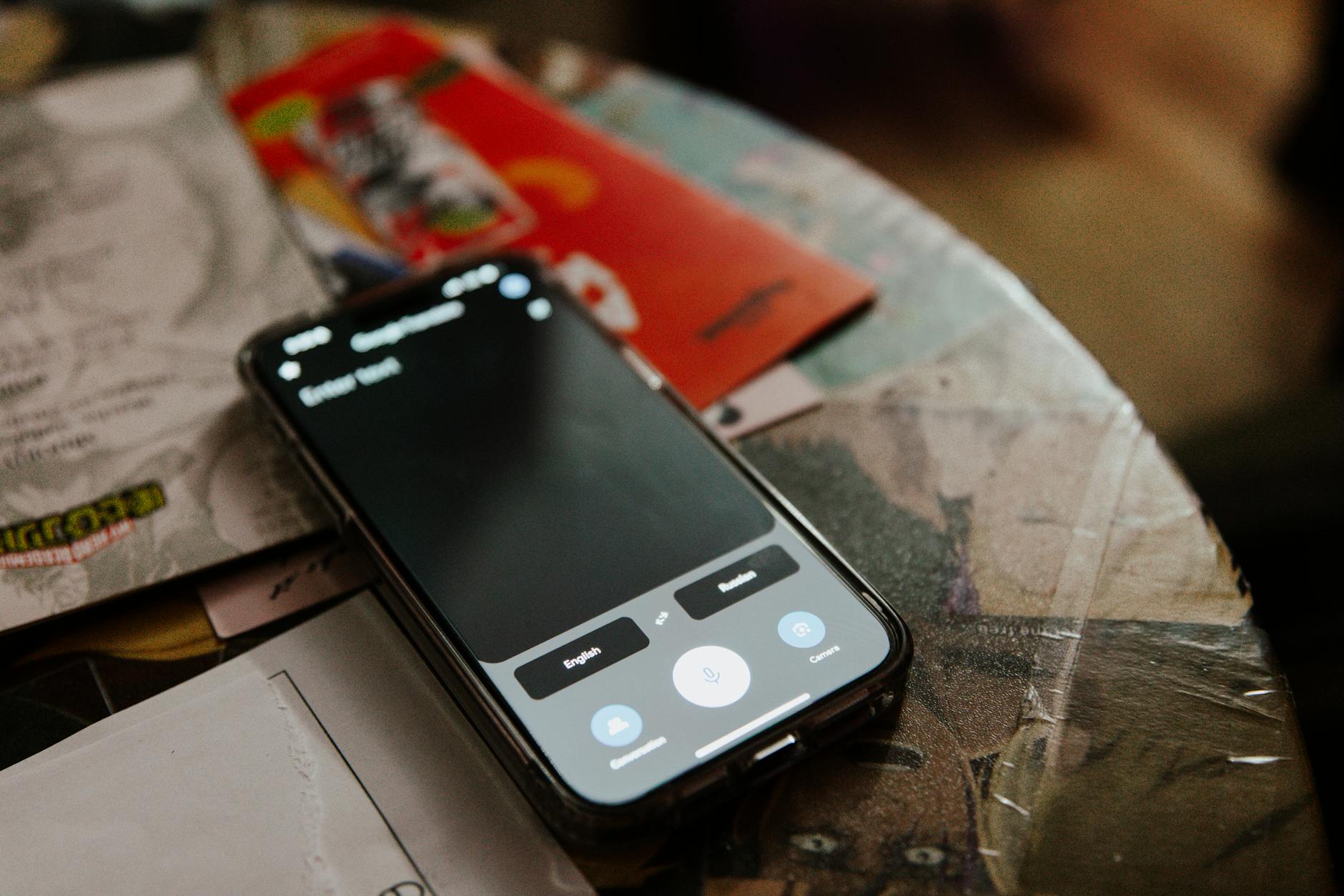 Person using smartphone to browse accommodation booking apps