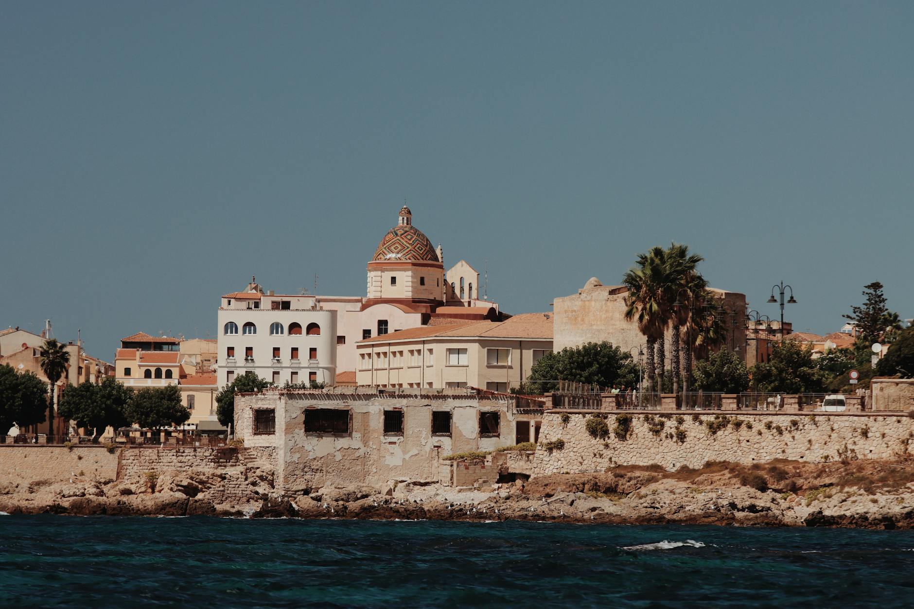 Elegant floating hotel villa with modern architecture overlooking water with traditional design elements