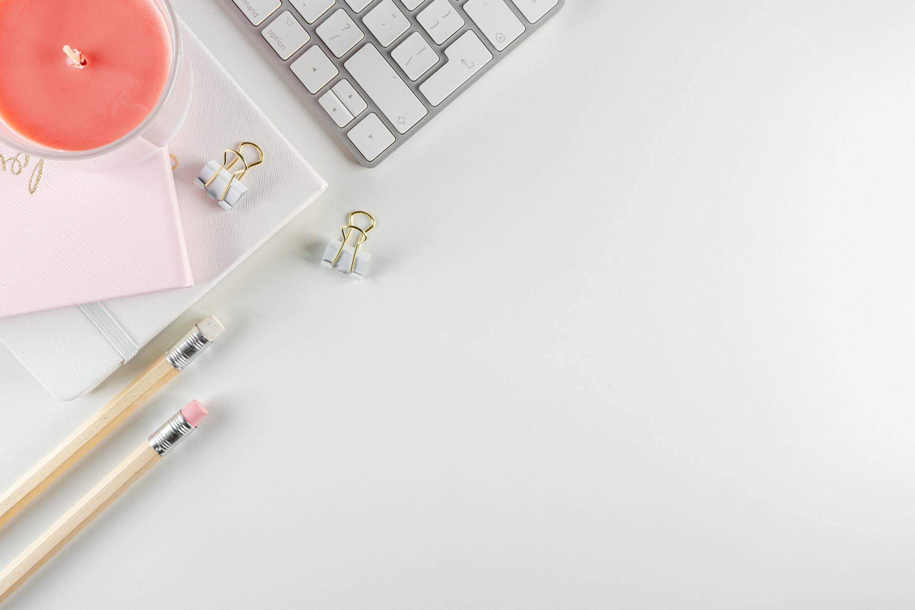 Clean, minimalist office space with natural lighting for relaxation