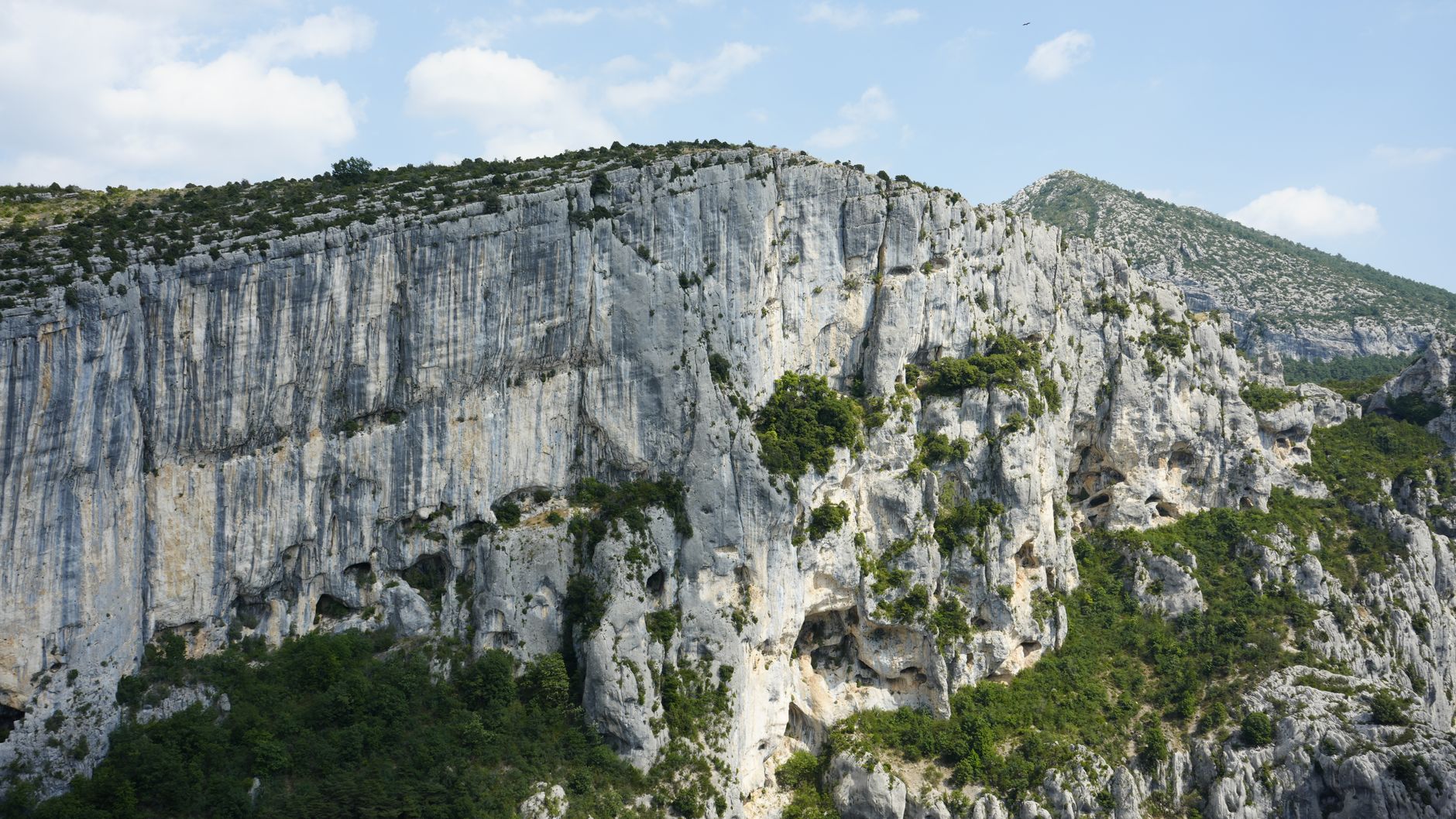 Dramatic basalt cliffs and deep gorges of a high-altitude mountain escarpment in Africa