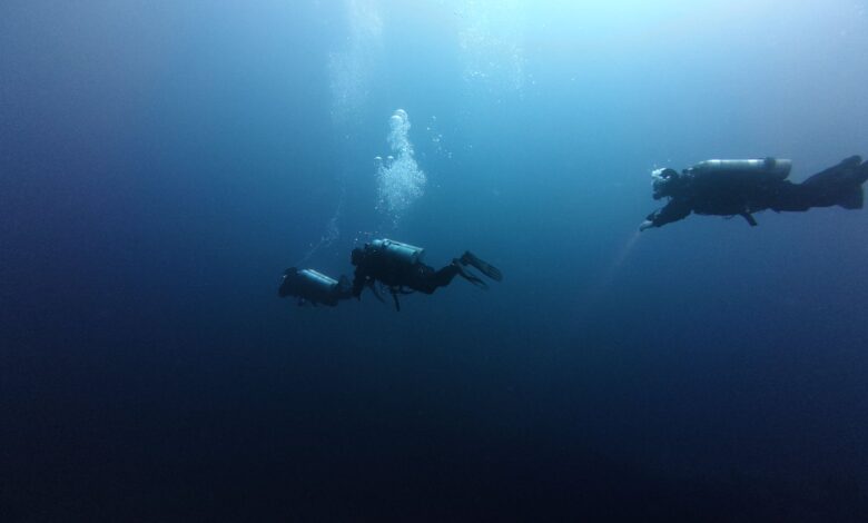 Clear blue Red Sea water with coral reef visible beneath the surface