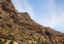 Vast afroalpine plateau landscape in the Bale Mountains of Ethiopia under open sky